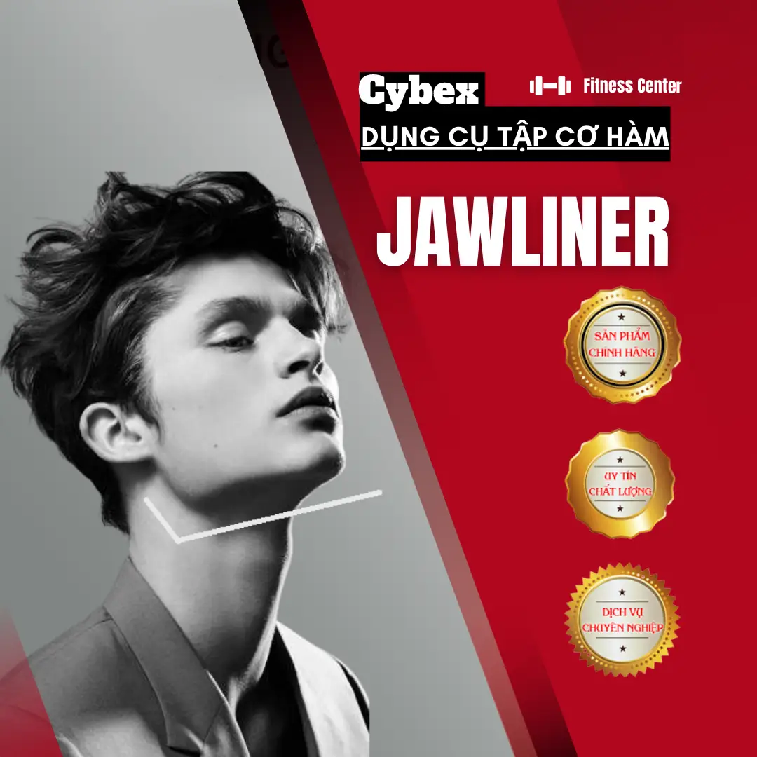 Mua 2 Tặng 1 - Dụng Cụ Tập Cơ Hàm CYBEX - JAWLINER Silicon Tập Cơ Mặt Hổ Trợ Cải Thiện Mỡ Mặt Nọng Cằm