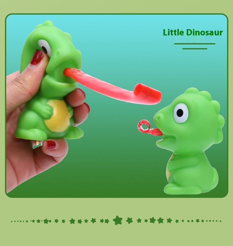 Product Introduction of Tongue sticking frog pinching fun decompression dinosaur creative funny bb sound rebound vent new unique decompression toy 11