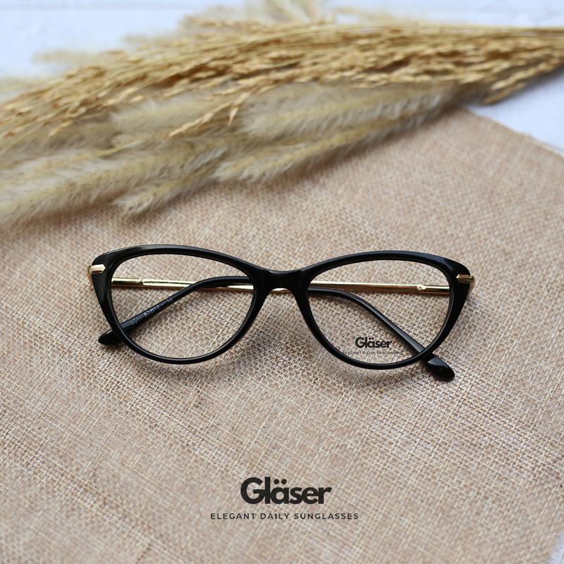 Frame Kacamata Yumna - Bisa Minus Plus Cylinder (Free Box+Lap) Biru Frame Perempuan Laki-laki Eyewear vascka 4