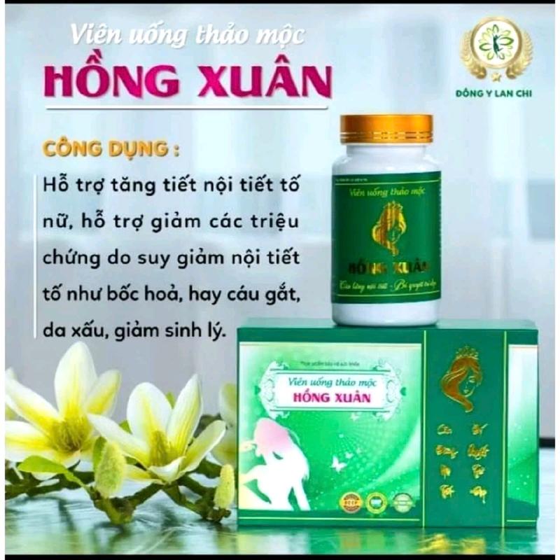  Viên uống thảo mộc Hồng xuân lan chi  mua 1 tặng 1 trà 