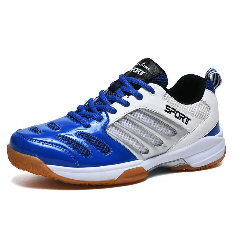 Professional Lightweight Breathable Badminton Anti Slip Shock Absorption Male ping pong Shoes New