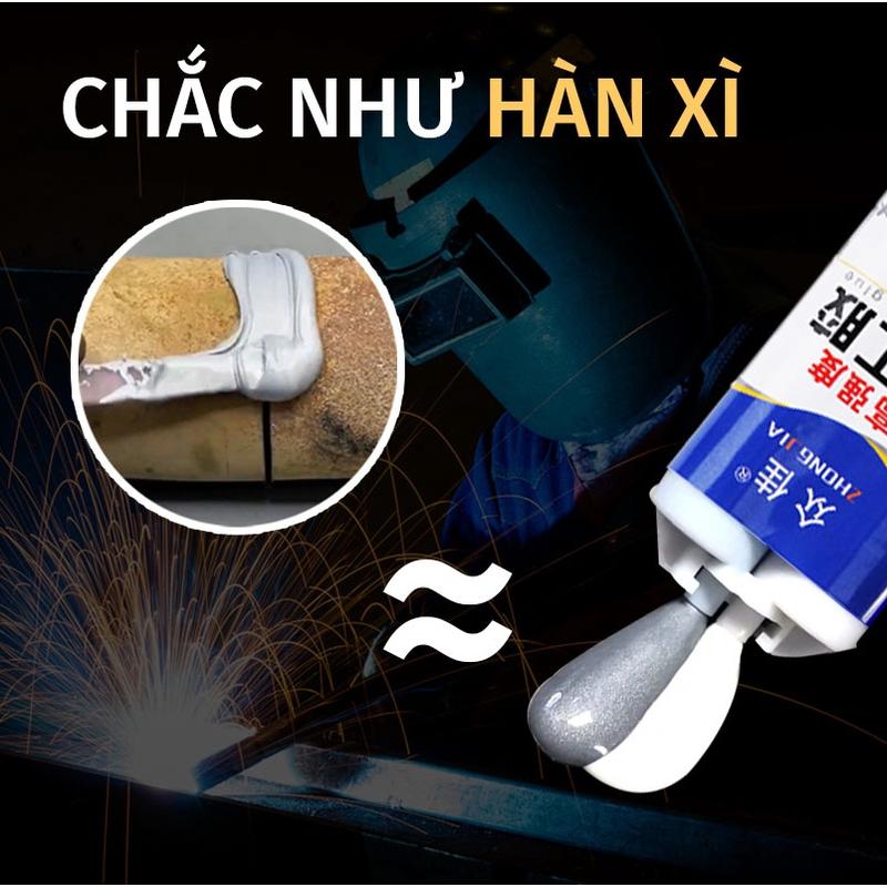 Keo Hàn Sắt Thép Kim Loại, Keo Dán Kim Loại, Gỗ, Nhựa Siêu Cứng Chịu Nhiệt 200 Độ C