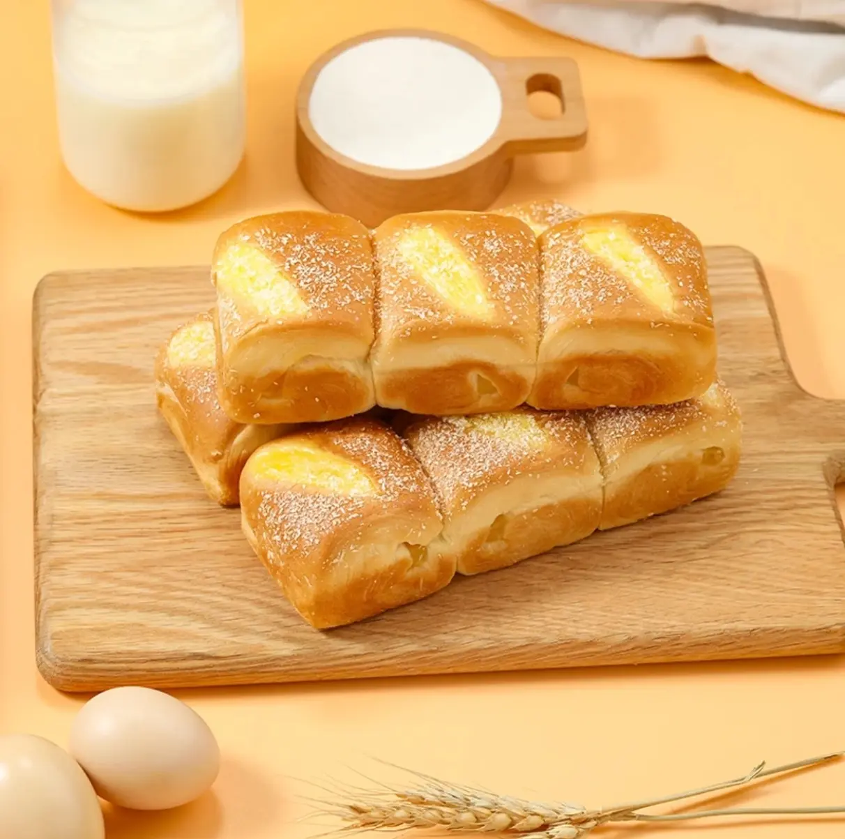 Bánh mì bông lan nướng Chalsu 1-2kg, bánh chà bông lava nướng, dừa nướng, coconut, chaols - Bánh mì thơm ngon, ăn vặt food