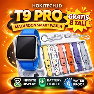 [SPECIAL LIVE CRATOR] PAKET COMBO! SRS 9 [8 Tali + Charger + BONUS JAM LED] BISA COD