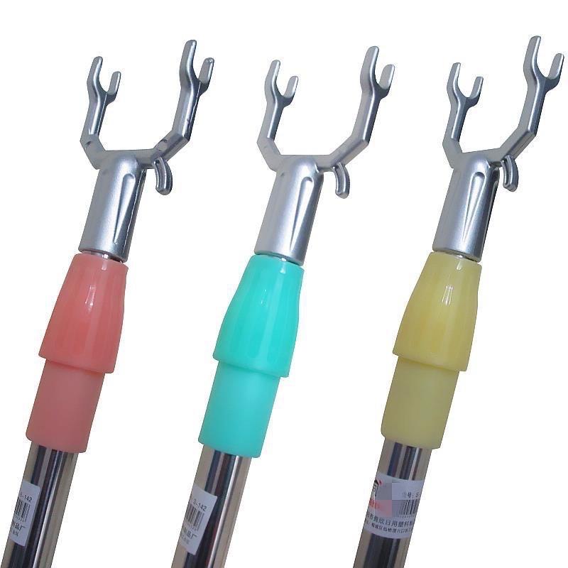 Product Introduction of COMBO 3 Cây phơi quần áo cán inox đầu Nhựa kéo dài 1,2M Cây gậy lấy đồ trên cao có thể kéo dài xếp gọn 24