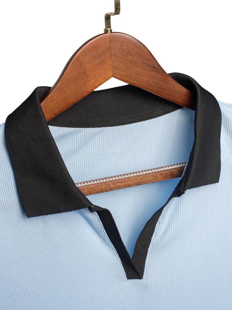 Product Introduction of Women's Solid Color Polo Shirt, Casual Comfy Breathable Short Sleeve Collared Top for Summer, Ladies Clothes for Daily Wear 4