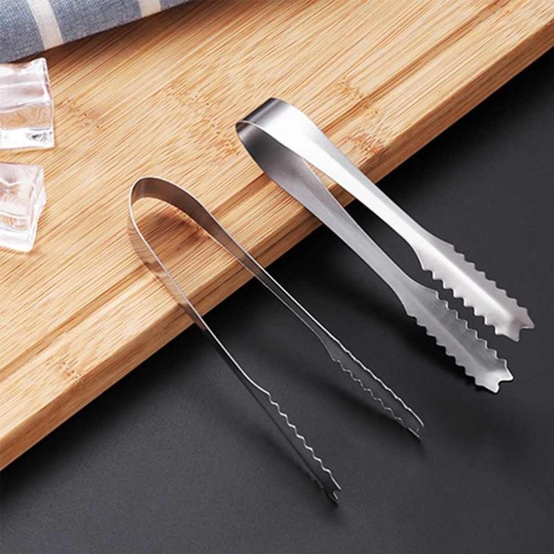 Product Introduction of Stainless Steel 5 inch Ice Tong Lightweight Kitchen Serving Tongs Sugar Ice Cube Food Tong Utensils 3