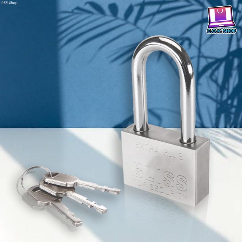 Product Introduction of PEZLShop ความคงทน BLISS Heavy Duty Lock แม่กุญแจ กุญแจ กุญแจหนึ่งชุดเปิดได้เพียงล็อกเดียว ป้องกันกุญแจผี ลูกปืน2ชั้น กุญแจ3ดอก 23