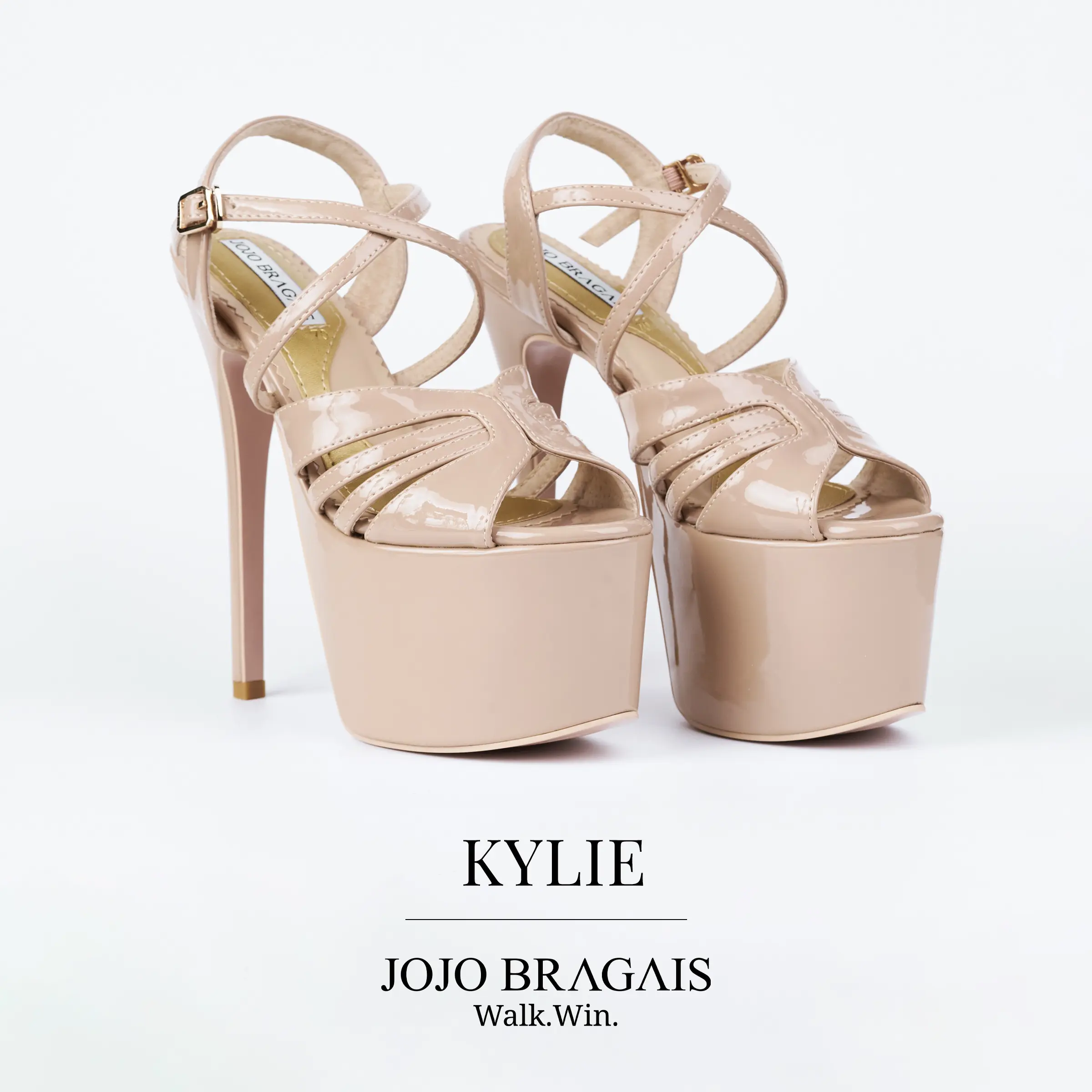 JOJO BRAGAIS KYLIE ベージュ ハイヒール 6.5