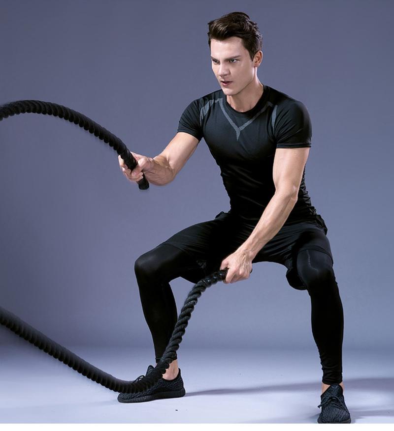 Product Introduction of Áo Thể Thao Nam Thun Lạnh, Áo Tập GYM Nam Thoáng Mát Co Dãn 4 Chiều Chuyên Tập GYM 2