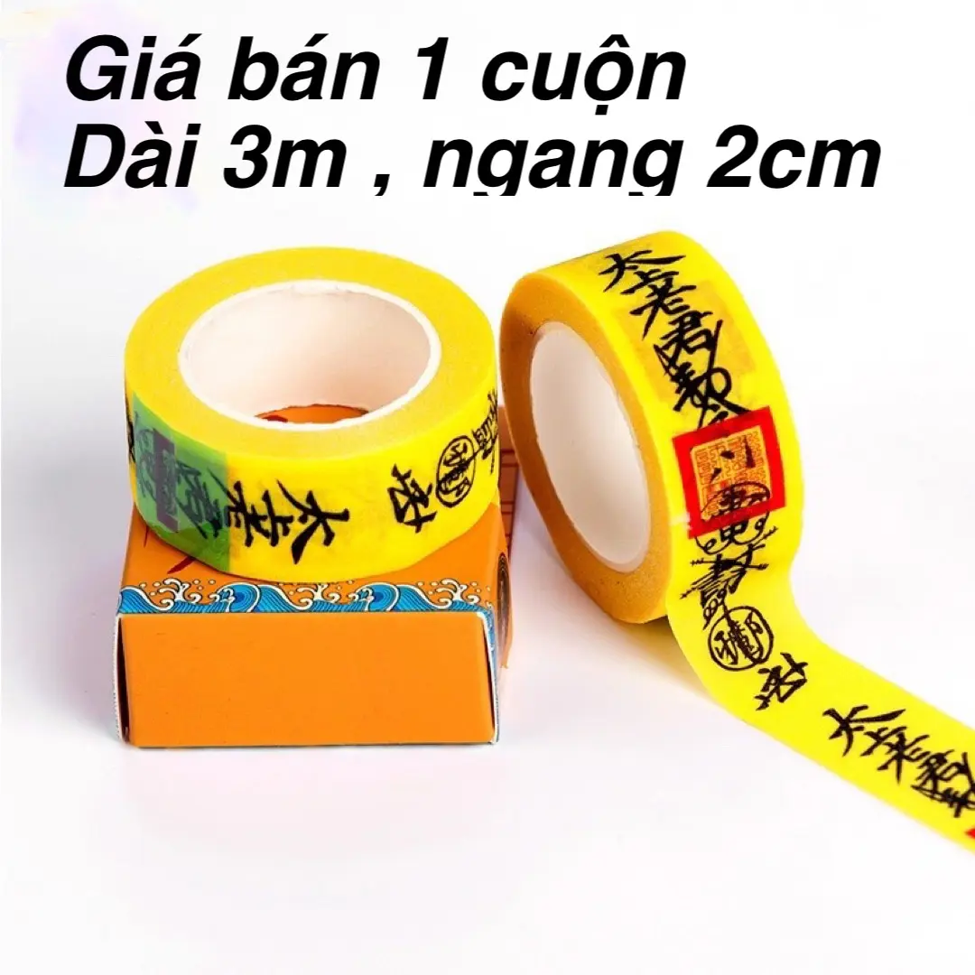 BĂNG KEO THÁI THƯỢNG LÃO QUÂN DÀI 3m , BẢN RỘNG 2cm