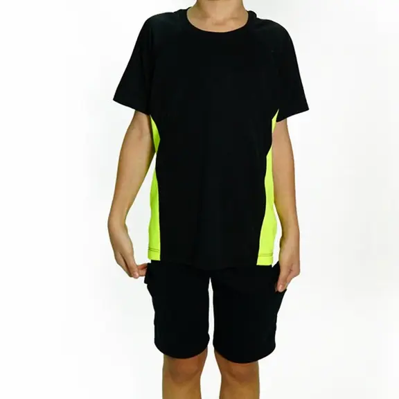 Trijee Sportswear Kids Tee Felox - Black