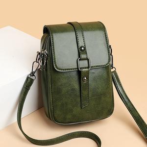 Women's Bag PU Soft Leather Texture Crossbody Bag Phone Bag Wallet Simple Fashion Shoulder Bag Casual Lightweight Small Bag