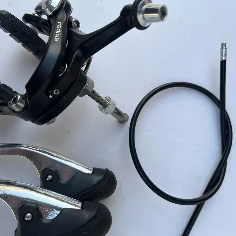 Phanh road cho xe đạp fixed gear ( combo đủ ) 5