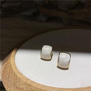 Bông Tai Tráng Men Màu, Phong Cách Hàn Quốc, Thiết Kế Tối Giản, Phong Cách Ngầu Và Thanh Lịch, Thích Hợp Cho Các Cô Gái, Thể Hiện Sự Tinh Tế Và Độc Đáo