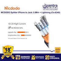 Gambar MCDODO Splitter iPhone to Jack 3.5Mm + Lightning Conveter ( Ca-6340 ) dari Sentra Digital Kota Surabaya 5 Tokopedia