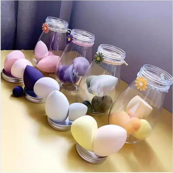 Product Introduction of 14PCs velvet powder puff & makeup sponge set-skin-friendly, dual-use wet/dry blenders for flawless foundation application 21