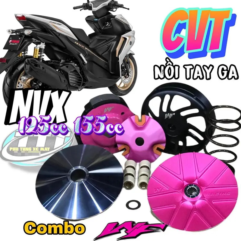 Combo nồi xe tay ga WF _ TRF RACHING V3 NVX155 / AEROX 0