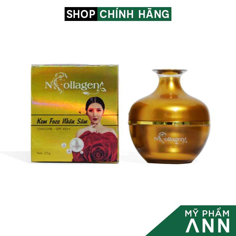 Kem Face Nhân Sâm N Collagen Chính Hãng 20gr - Tặng Tẩy Tế Bào Chết