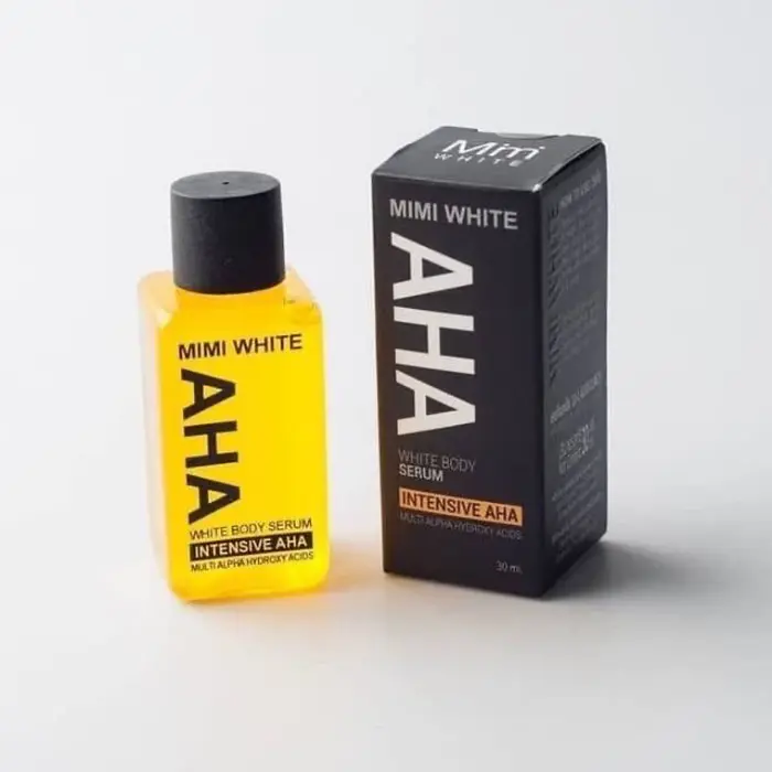BPOM ORIGINAL AHA Mimi White Body Booster Bright Serum / Body Serum / Serum Badan / Serum Pemutih / Serum badan [MIMI WHITE] Kering Stretchmark 0