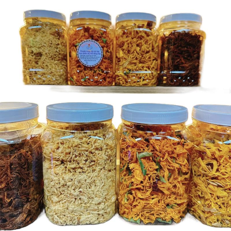Combo 2kg Khô Mix 4 Vị Khô Gà Lá Chanh Khô Gà Bơ Tỏi Khô Gà Cháy Tỏi Chà Bông Xù Ăn Vặt Snack Food Cay