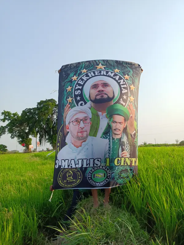 BENDERA SHOLAWAT PRINTING KOMUNITAS PECINTA SHOLAWAT Kain 2