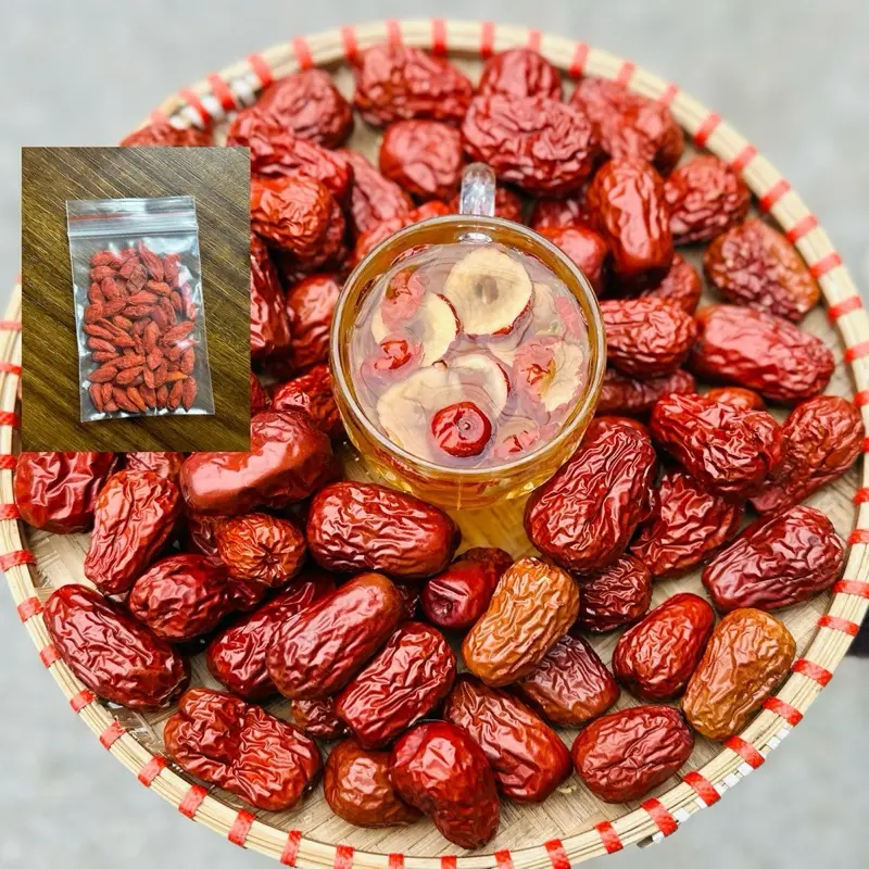 (VALC1102) MUA 1 TẶNG 1= 2kg Táo PHA TRÀ, NGÂM TỬU, nấu chè, chưng yến, làm bánh, ăn K sẽ hơi khô. tặng 10g kì tử