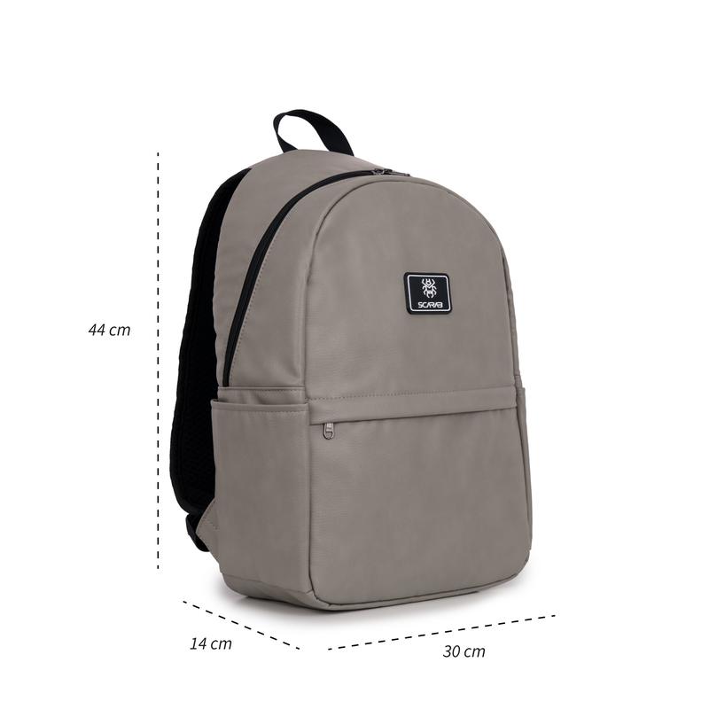 Balo Da PU Dày Dặn, Ba lô Thời Trang Đi Học Đi Làm Chống Thấm Tốt Đựng Vừa Laptop 15,6inch - Scarab Healing Backpack Unisex