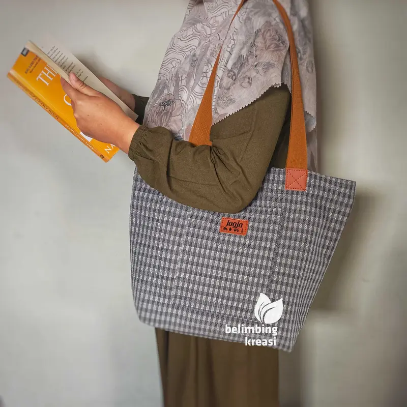 Tas Perlengkapan Bayi Khas Jogja Model Totebag Wanita Diapper Bag Nappy Bag Kanvas TSW TPB 01 4