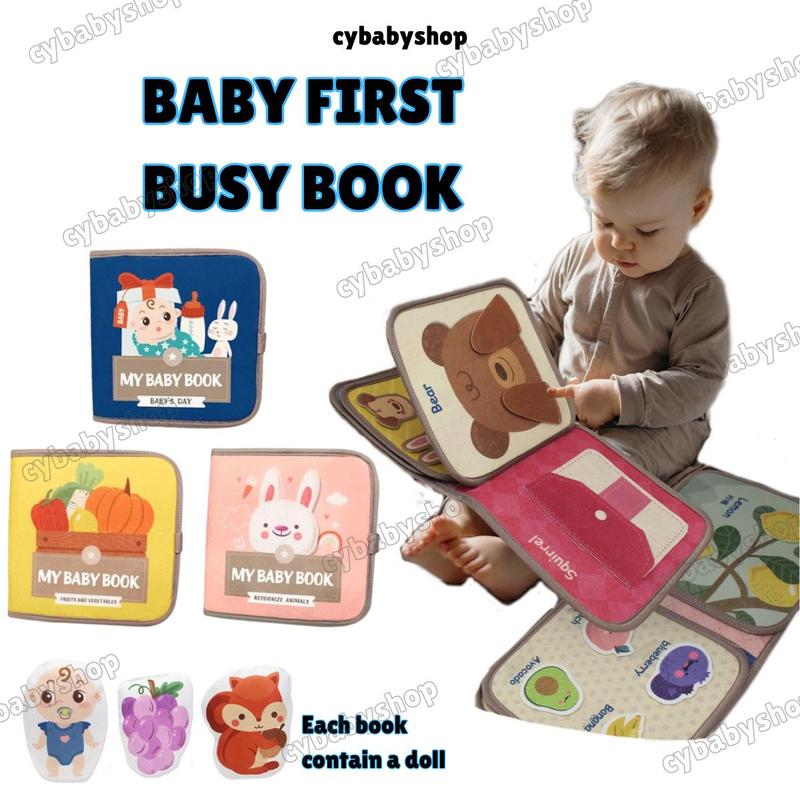 [FAST DELIVERY]Baby Busy Book Toddler Cloth Sensory Book Quite - TikTok ...