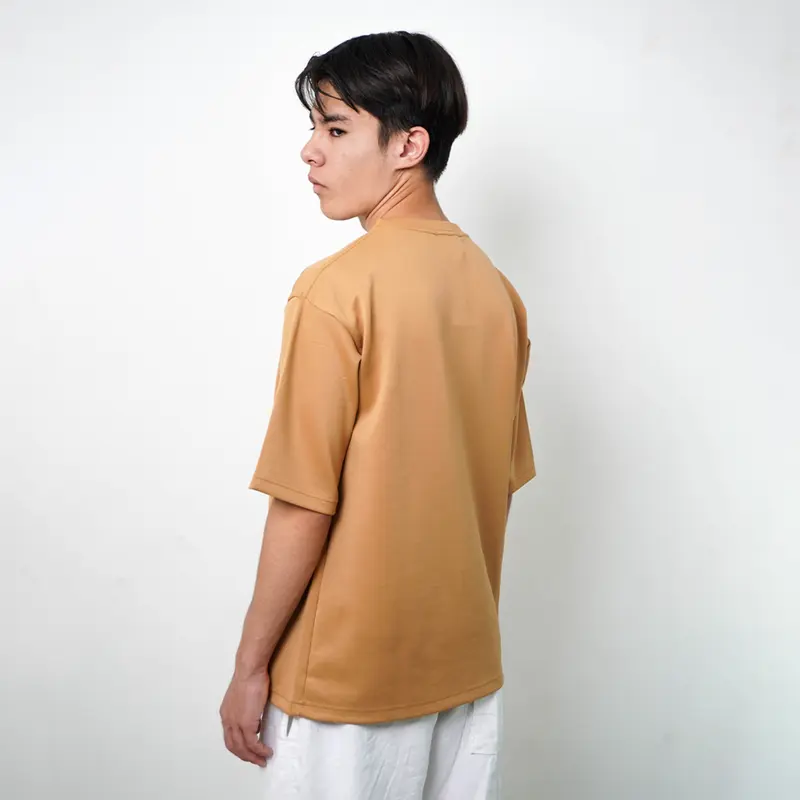Kaos Oversize Gambar Bunga Matahari Sun Flower Bahan Tebal Scuba Distro Pria MTO44 Khaki MTO45 Putih Kain 6