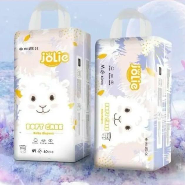 Com bo 2bịch bỉm Jolie (100 quần) bỉm mềm thấm hút tốt cho bé yêu giúp Mông em bé luân khô giáo Voi Kem