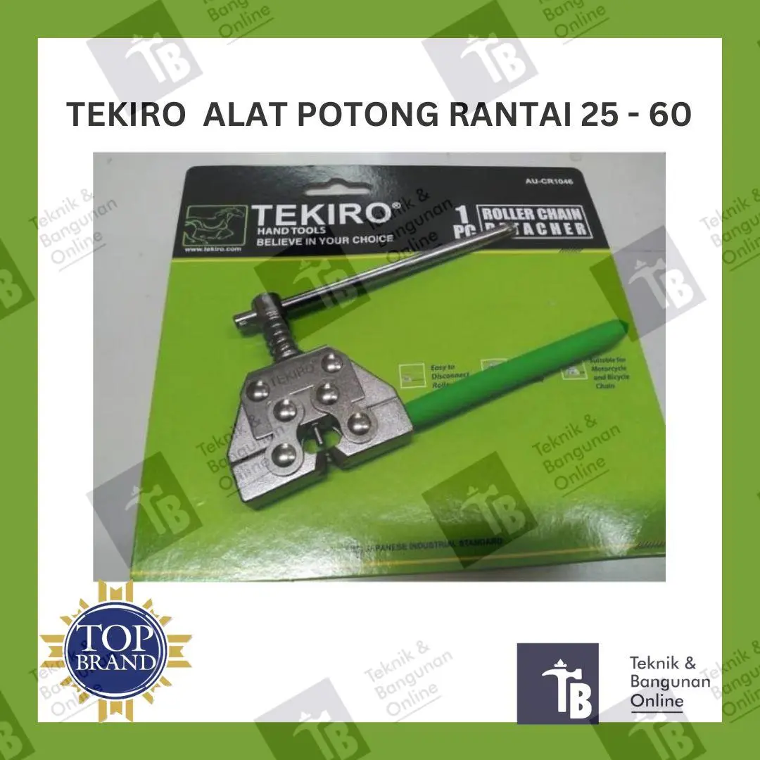 TEKIRO PEMOTONG / PEMUTUS RANTAI 25-60 - ALAT POTONG 25 - 60 Body Metal Roller