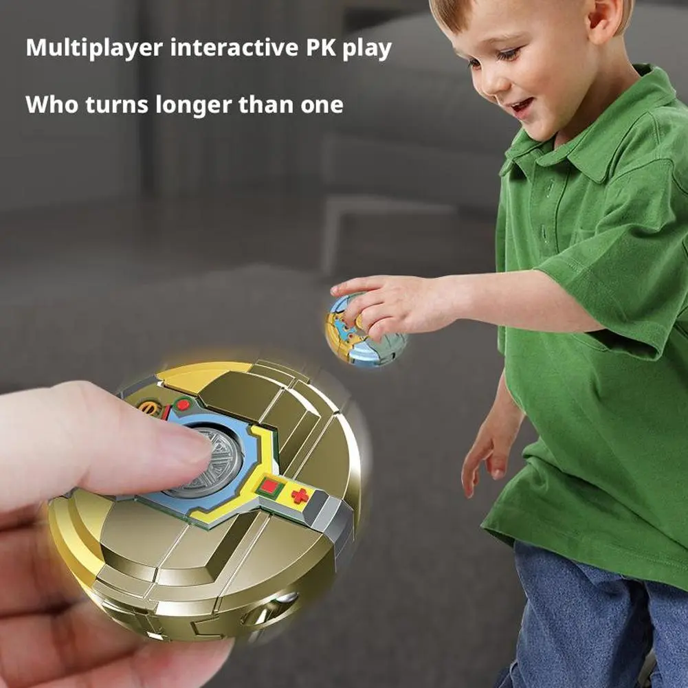 Transformable Gyroscope Fidget Gyro Metal Transformable Gyro Spinners Cool Gadget Sensory Toys ...