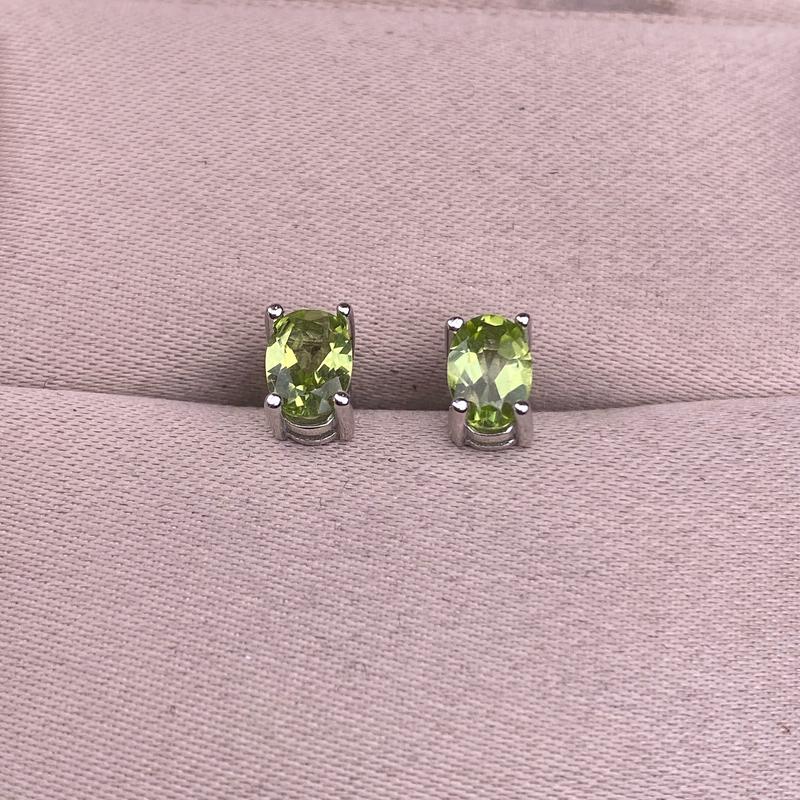 Product Introduction of Amethyst Garnet Citrine Blue Topaz Peridot Earrings S925 Silver Inlaid Classic Women's Earrings 19