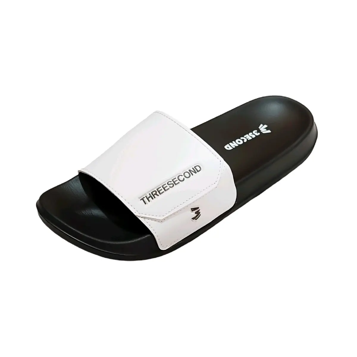 Algored Sandal Slop 3SC Type Crove Apper Putih Model Unisex sandal Slide slip on sandal slippers Pria dan wanita Shoes Hitam puih Sendal Selop