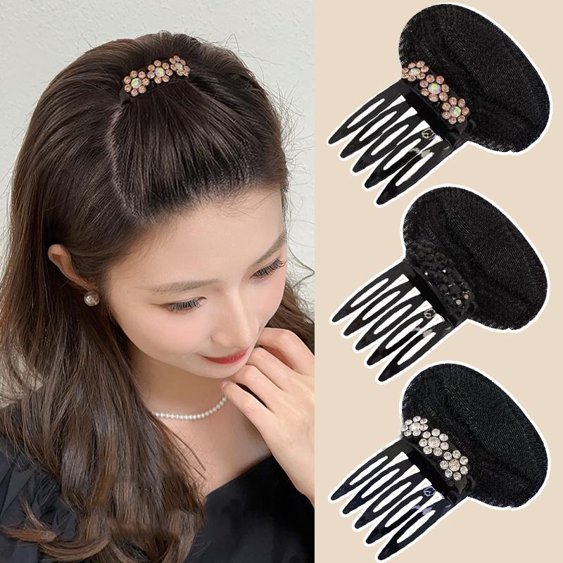 Product Introduction of แผ่นผม 3 ชิ้น ลอนคิ้ว มองไม่เห็น ฟองน้ำผม ปักดอกไม้ คลิปเบาะผม 9
