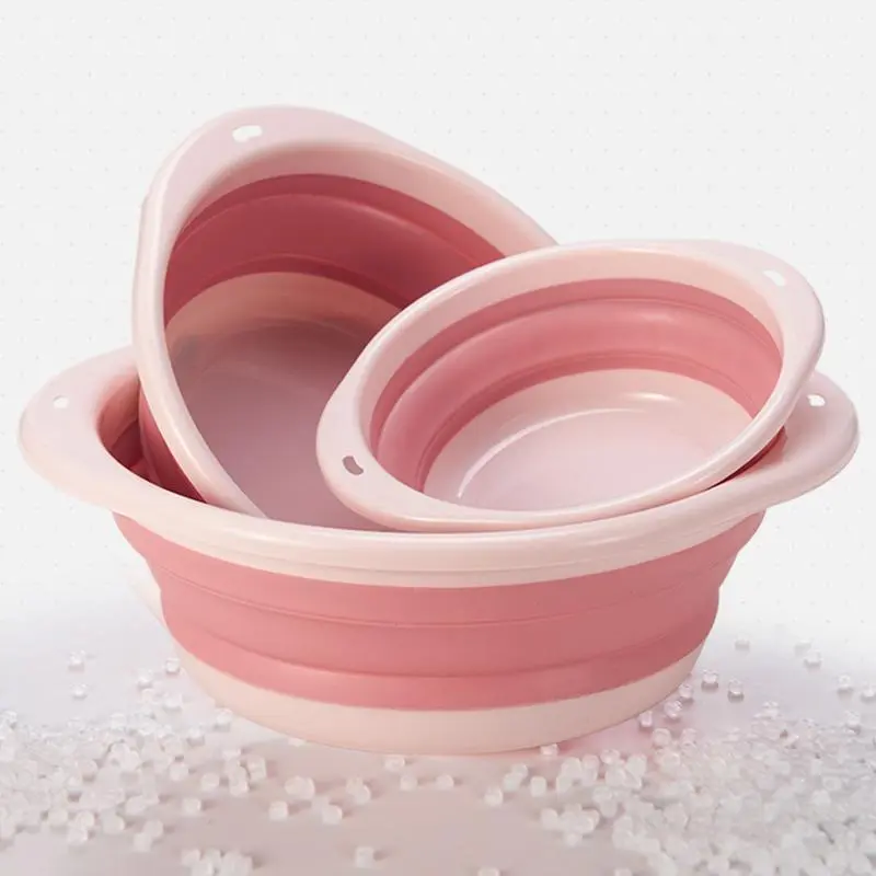 Special Basin For Water Splashing Festival, Folding Wash Basin, Travel Folding Silicone Basin, Multi-Functional And Convenient Wash Basin Light Plastic
