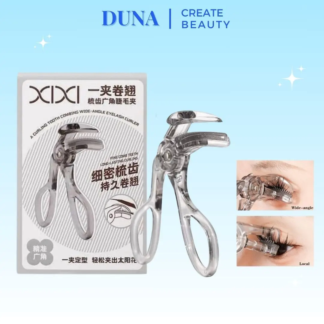 Kẹp Mi XiXI Bấm Mi Dạng Lược Góc Rộng Uốn Cong Mi Dễ Dàng Duna Beauty