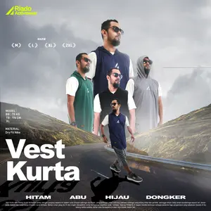 RIADO - Rompi Kurta Sholat Rosal VEST KURTA - Ukuran M L XL XXL BIG SIZE XXXL