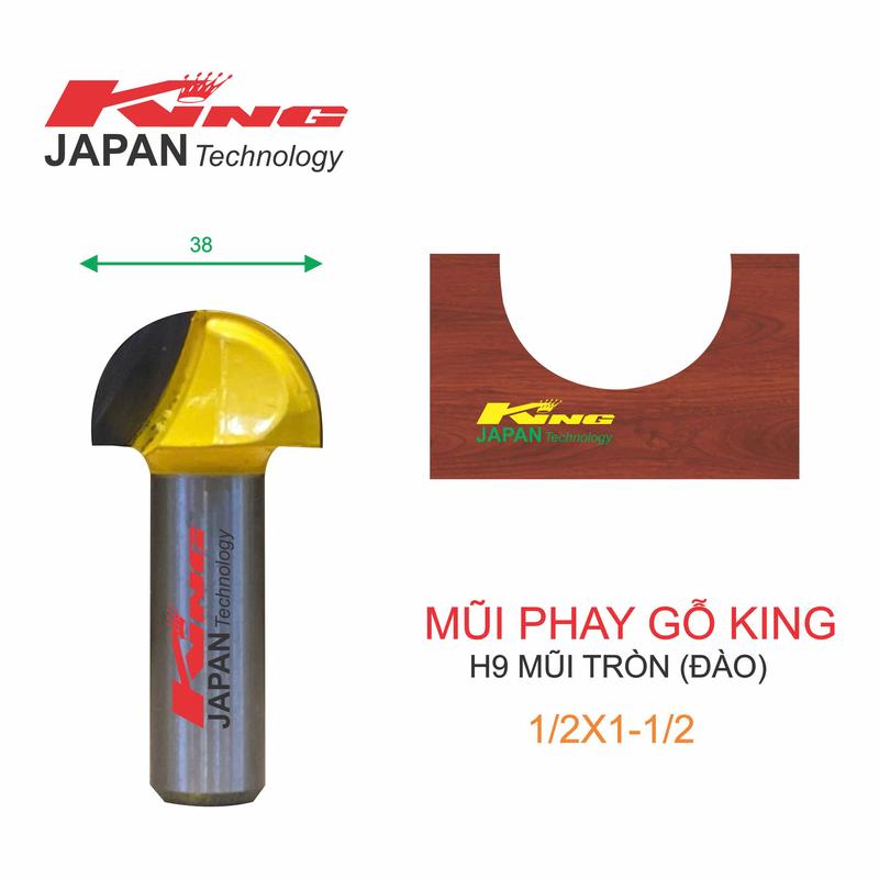 Mũi phay gỗ tròn, mũi phay đầu tròn King , mũi phay alu soi gỗ cnc quả đào tròn lưỡi phay rãnh dao cầu ( 10mm - 50mm, cốt 6.35mm và 12.7mm) . Cốt 1/4'' ( 6.3mm ) dùng cho máy soi nhỏ . Cốt 1/2'' ( 12.7mm ) dùng cho máy soi 2 tay , máy soi lớn​