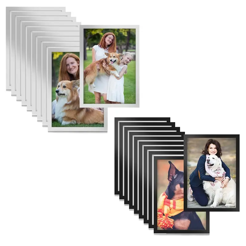 10PCS A5 Magnetic Diamond Art Frames, Self Adhesive Magnetic Picture Frame Diamond Painting Frames Display Frame