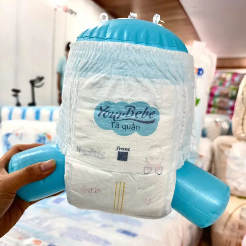 Combo 100 miếng Bỉm Quần YourBeBe đủ size từ M đến 3XL bỉm mỏng 2mm thấm hút 500-800ml 7