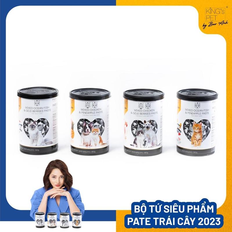Pate King's Pet Topping Trái Cây Lon 400g - Pate Cho Mèo King Pet By Bao Anh 400g