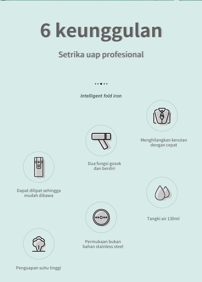 Product Introduction of 【Super Deals】Simplus (COD) Setrika Uap Low Watt/ Seterika Uap portabel/ Seterika Uap Mini/ Seterika Listrik/ Seterika Baju/ Pakaian Rumah Tangga/ travel friendly/ Laundry/ Steam Irons/ Bergaransi Satu Tahun 11
