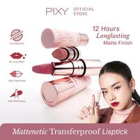 Gambar Pixy Mattenetic Transferproof Lipstick 3g/Lip Cream - 01 Polarose, Pixy Mattenetic dari kiosmart Kota Administrasi Jakarta Barat 2 Tokopedia