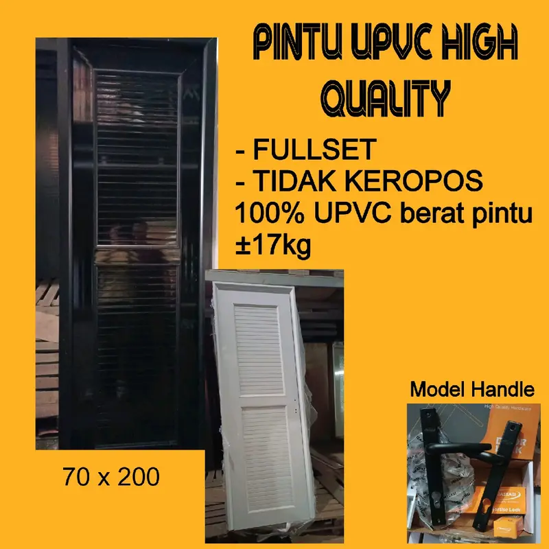 Pintu UPVC 200x70cm MURAH MEWAH 0