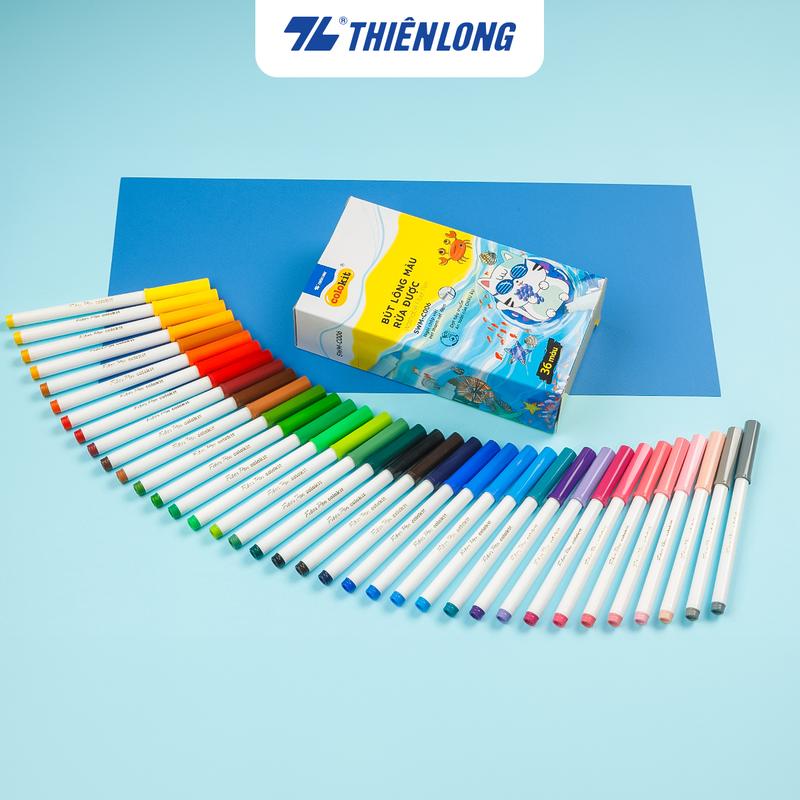 Bút lông màu rửa được Fiber Pen Washable