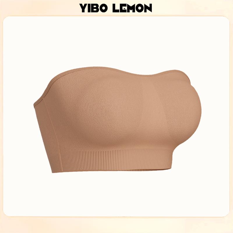 Áo Ngực Có Dây Đeo Có Thể Tháo Rời Đồ Lót Áo Ống Có Gọng Nâng Ngực Gợi Cảm Và Liền Mạch Chống Trượt YIBOLEMON