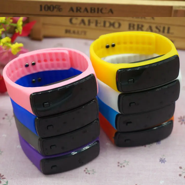 Student LED Watch Second Generation Silicone Electronic Watch Children Gift Bracelet Watch